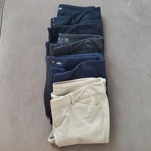 5 pack bundle of Old Navy Pixie ankle pants, gently used/like new, size 6
